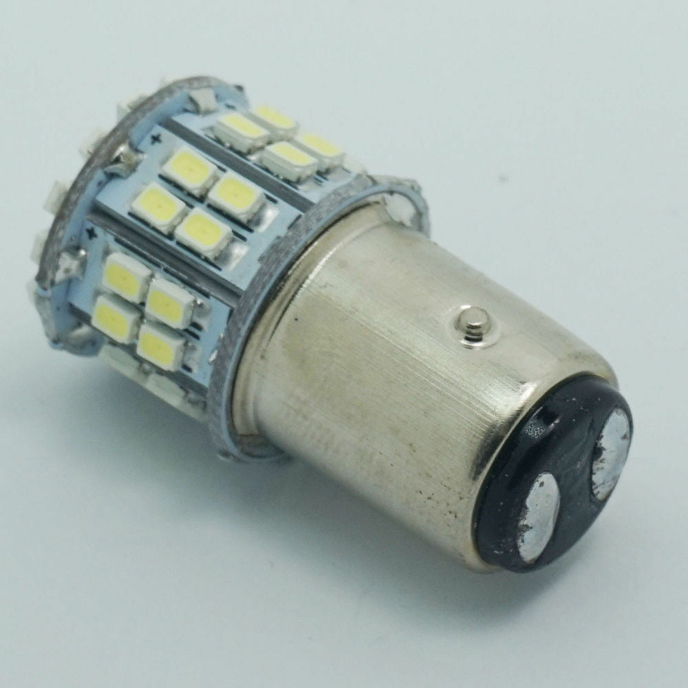 White 1157 BAY15D 50SMD 12V LED Light 1206 6000K Car Tail Stop Brake Lamp Bulb