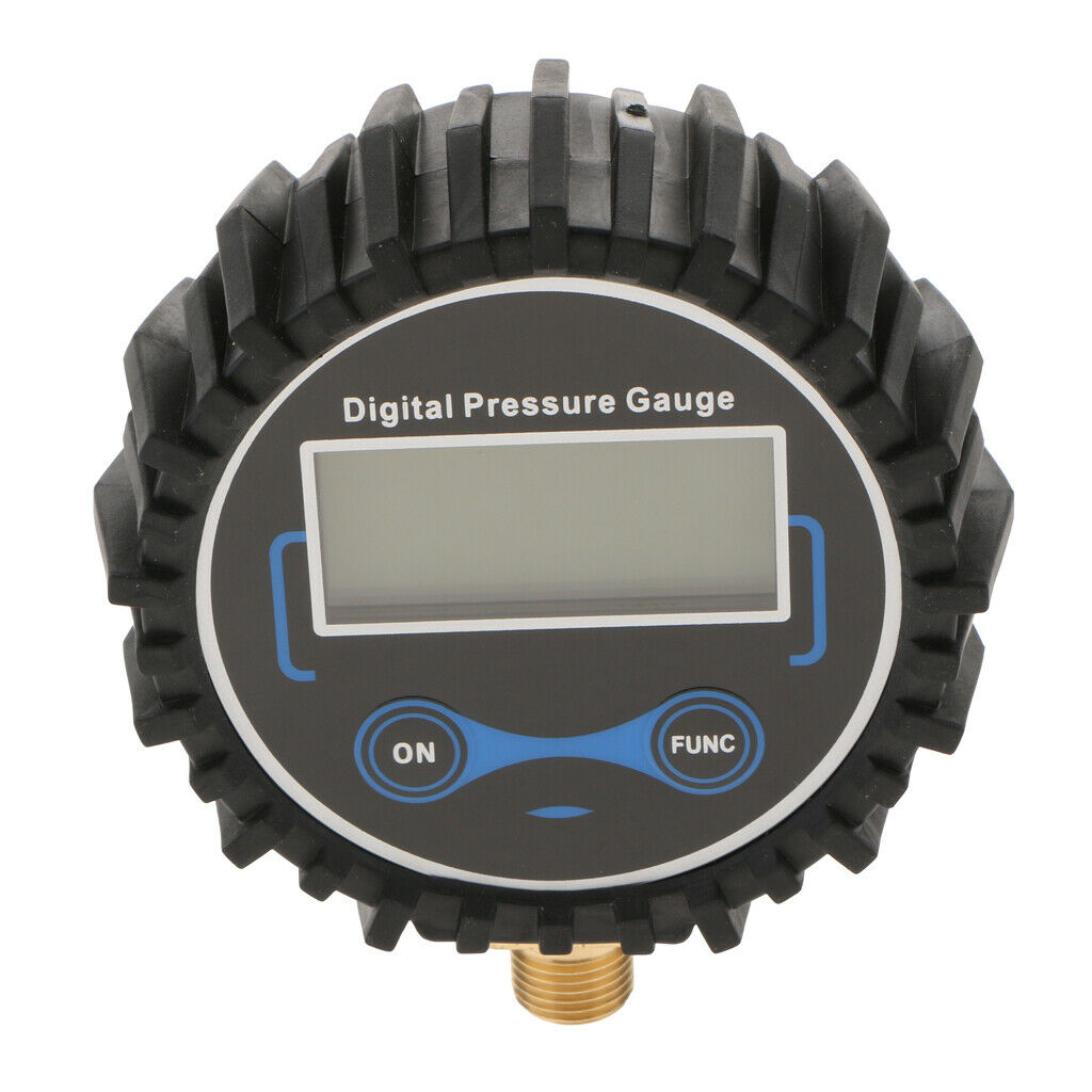 2Pcs Car Motorcycle Digital Tyre Pressure Gauge Air Inflator Tools 200 PSI