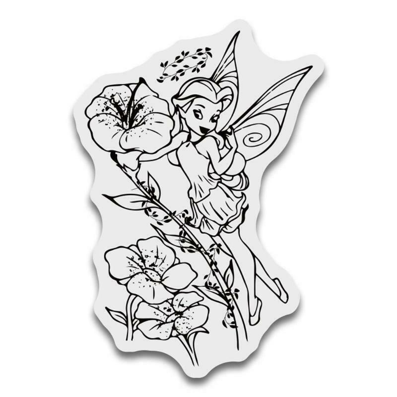 Flower Fairy Silicone Clear Seal Stamp DIY Scrapbooking Embossing Photo Album