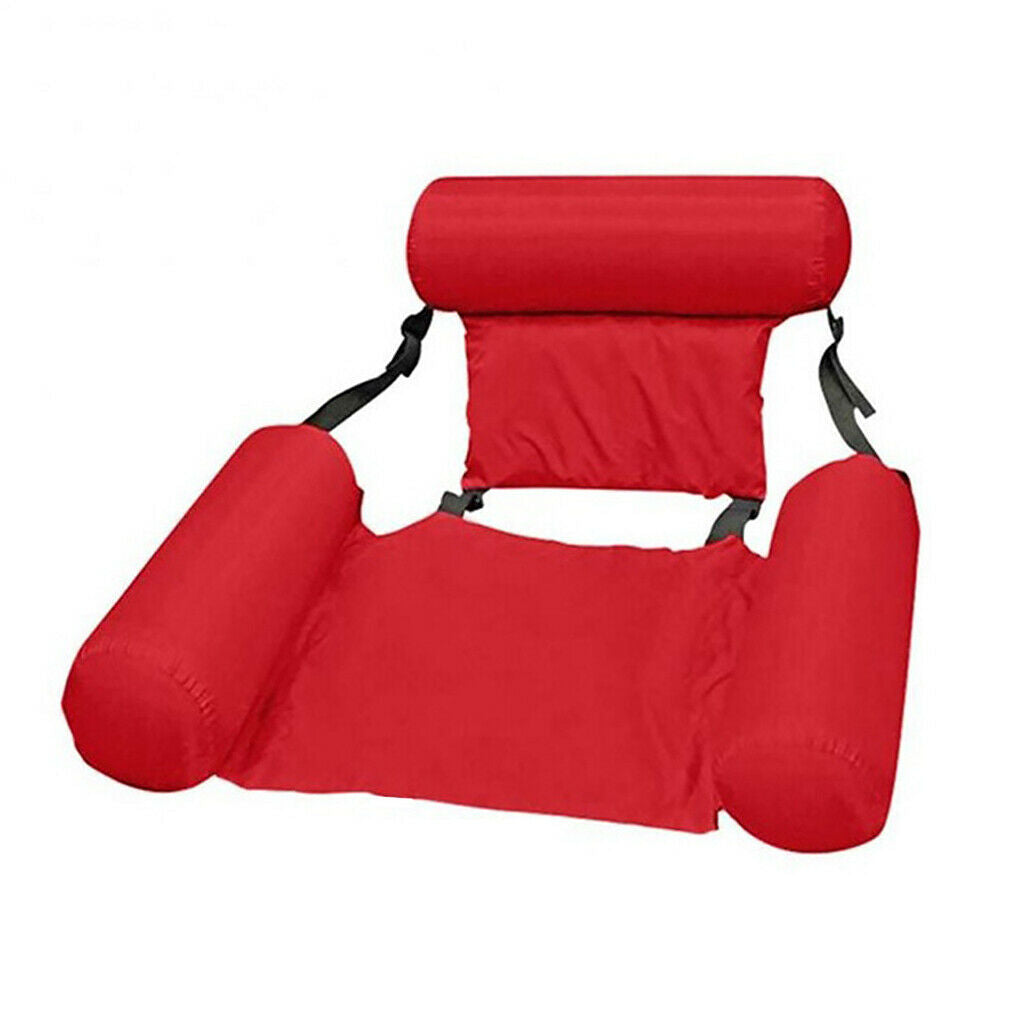 2Pcs Inflatable Floating Bed Row Water Amusement Lounge Summer Bed Lake