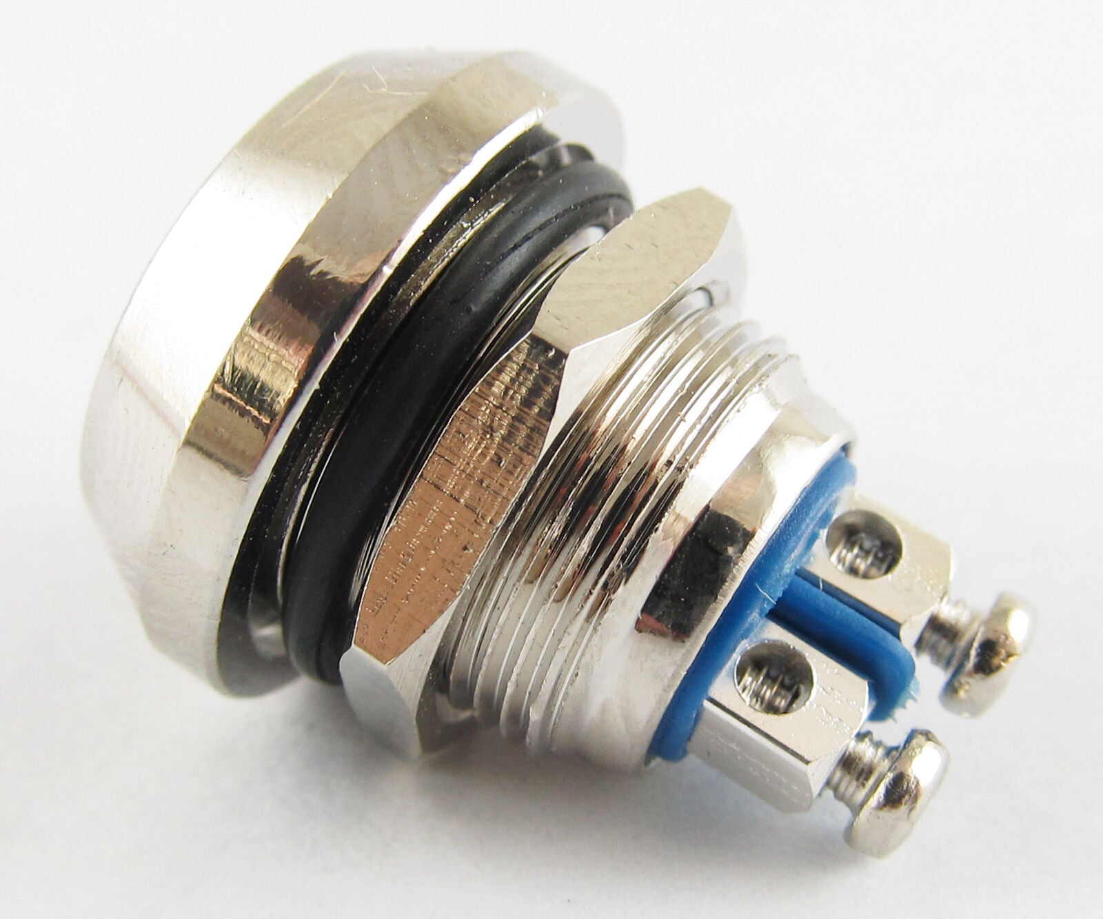 10pcs Red Metal Round Dome Push Button Momentary Waterproof Switch 12mm QN12-A5