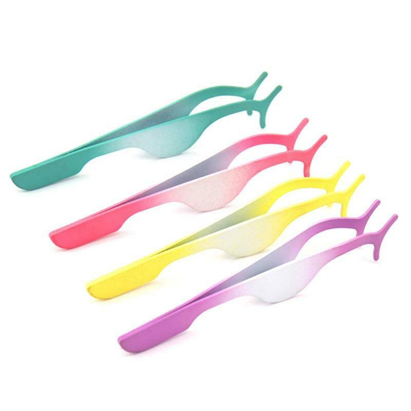 False Eyelashes Applicator Tool Eyelash Extension Tweezers Remover Clip Nipper