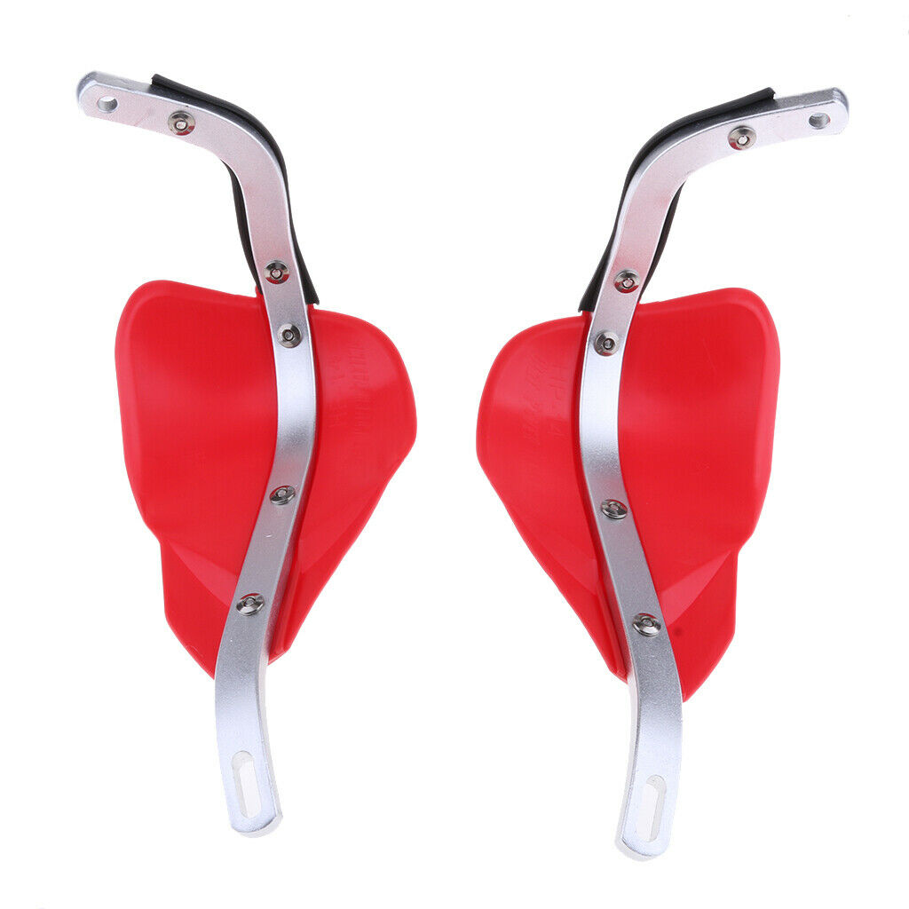 Hand Guards Brush Bar For   Dirt Bike Motorcycle Protection 7/8" Red