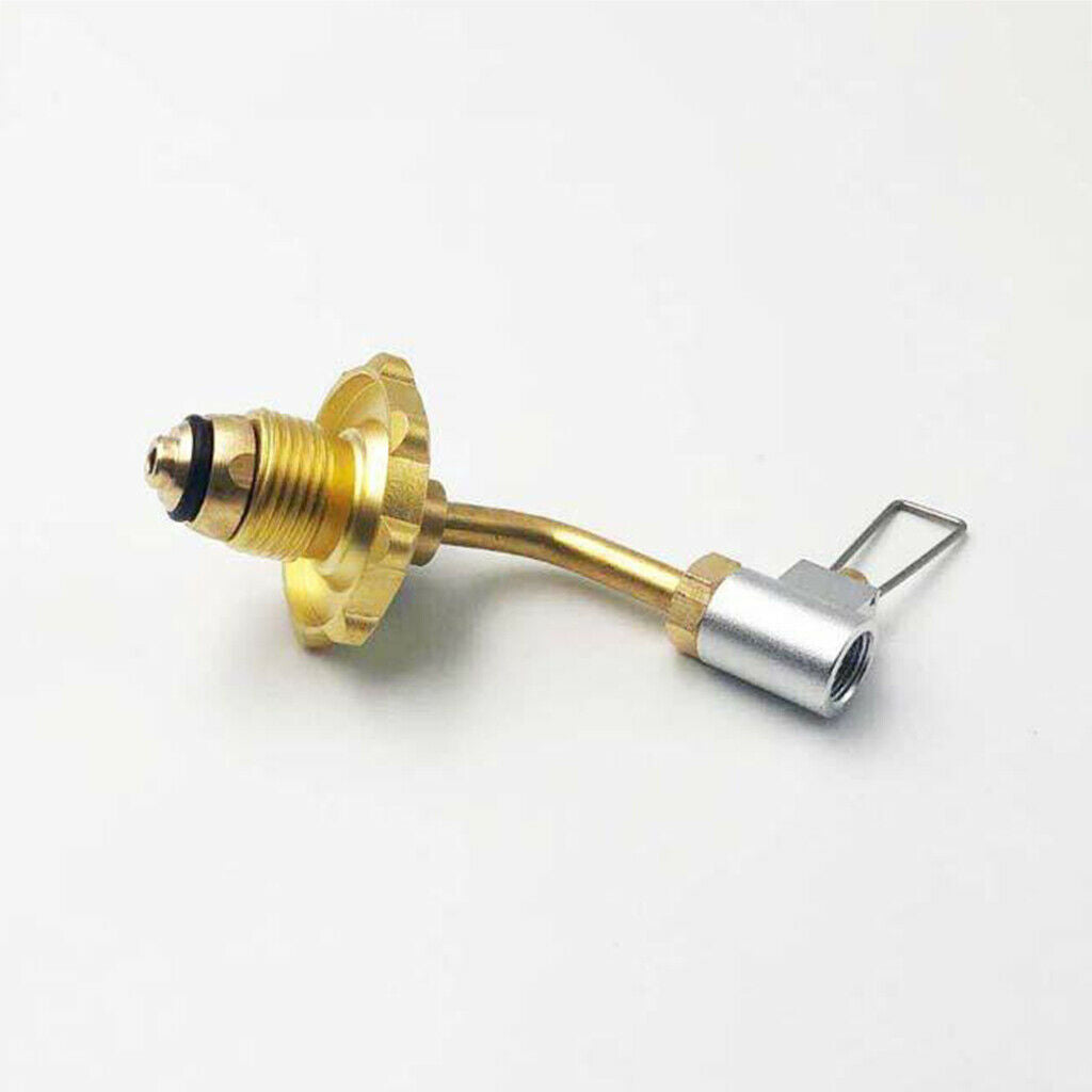 Lightweight Metal Propane Tank Adapter Gas Tank Inflatable Valve for Stove
