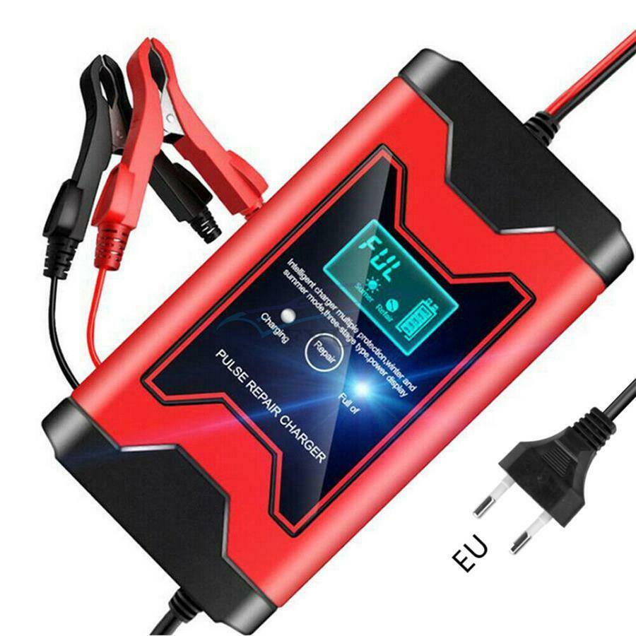 5.91"×3.1"×2.4" EU Plug Intelligent Automatic Power Supply Pulse Repair Charger