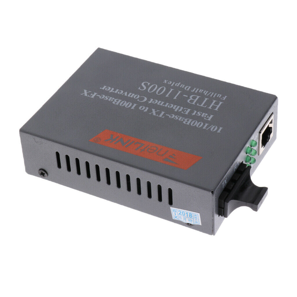 Fiber optic converter HTB 1100s 10 / 100Mbps Ethernet single mode 25KM