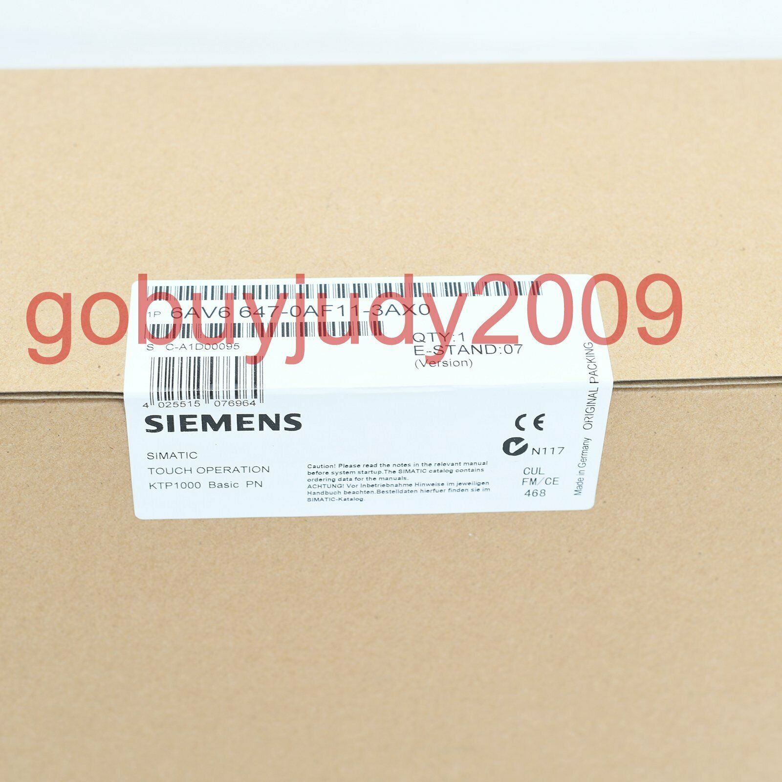 New IN BOX HMI 6AV6 647-0AF11-3AX0 6AV6647-0AF11-3AX0 One year warranty