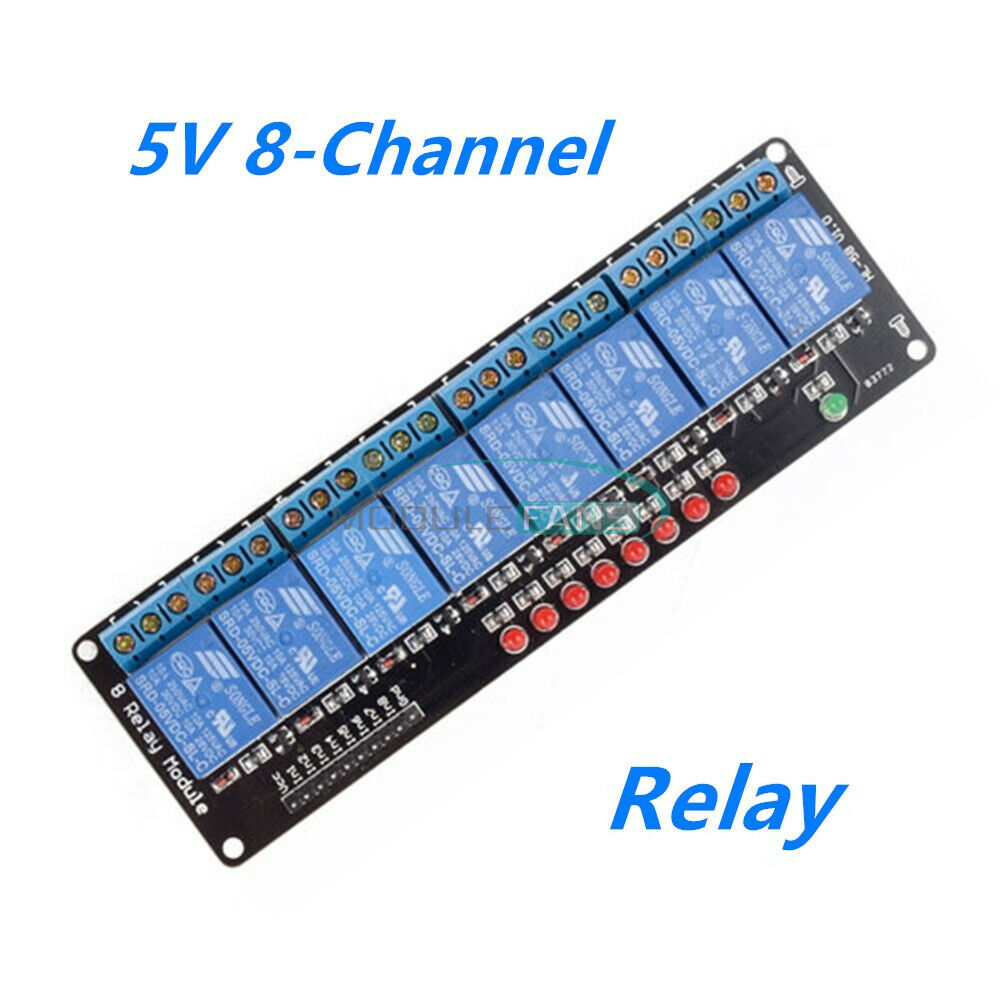 5V 8-Channel Relay Module Shield For Arduino Uno Meage 2560 1280 ARM AVR PIC DSP