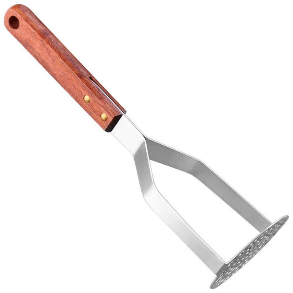 Stainless Steel Potatoes Masher Pusher Fruit Vegetable Tools Press Crusher @