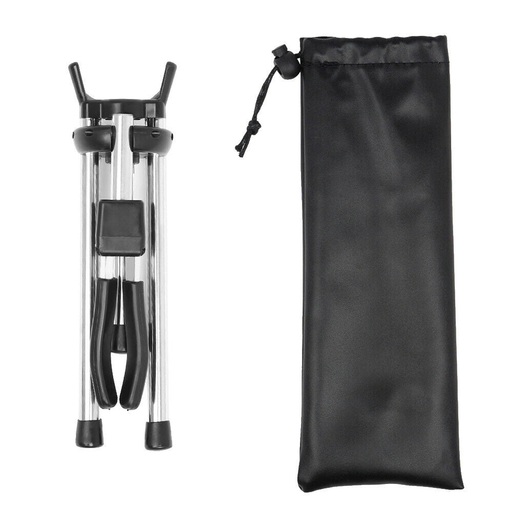 Folding Saxophone Tripod Stand Holder Sax Alto Tenor Portable Musical Instrument