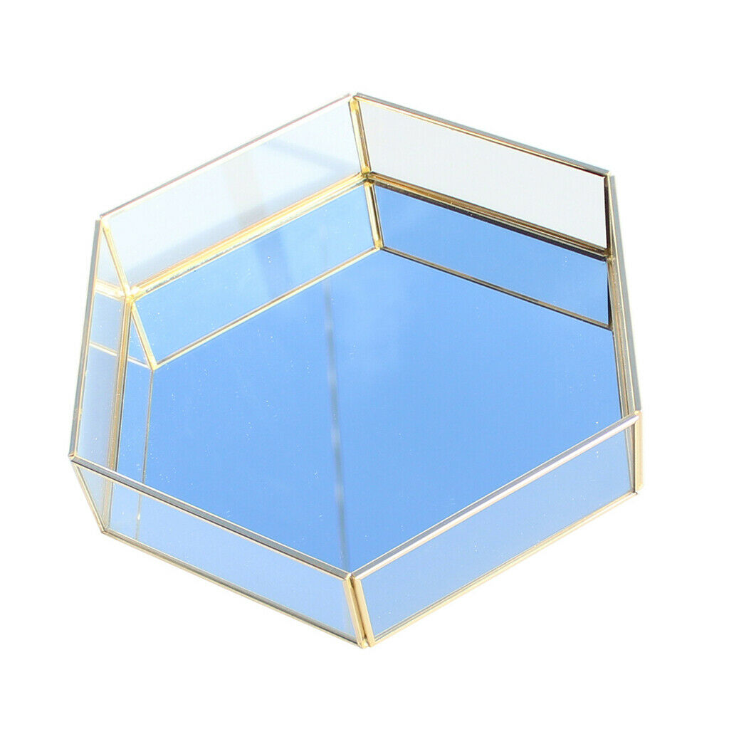 Artistic Clear Glass Jewelry Box Succulent Moss Plant Terrarium Display Planter