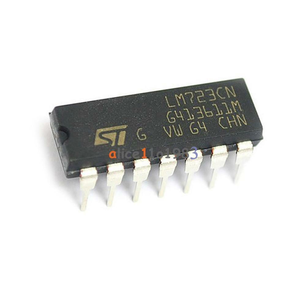 20Pcs LM723CN LM723 Adjustable Voltage Regulator 2-37V 150m