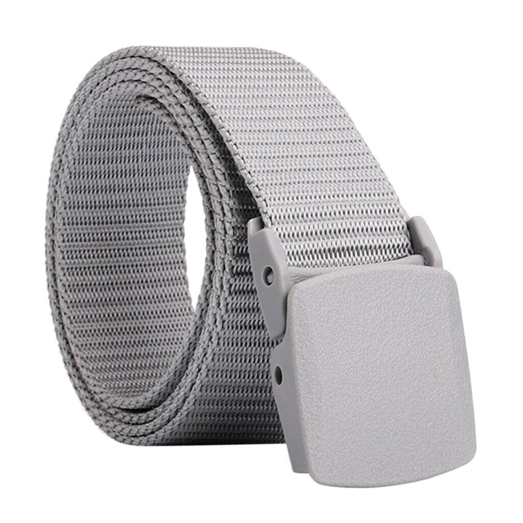 2x Unisex Casual Army Nylon Webbing Belt Long Police Utility Waistbelt