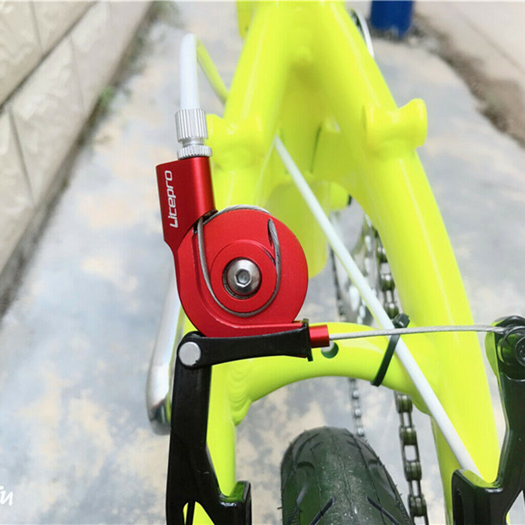 2x Bicycle V Brake Adapter Adaptor Converter to Caliper Braking Tension Red