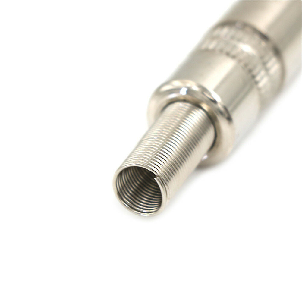 6.35mm female Plug 1/4" mono audio cable connectors metal adapter adaptor.l8