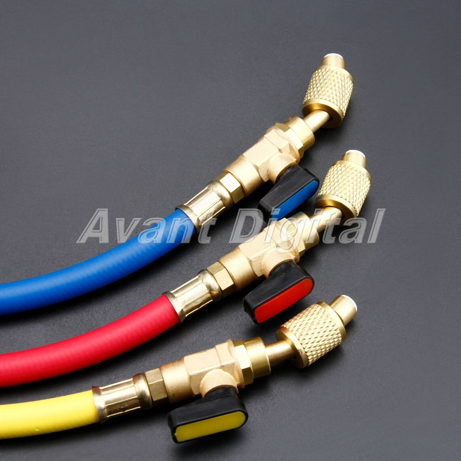 60” R410A AC Charging Hose Set ball valve for Air  Refrigerant R134A