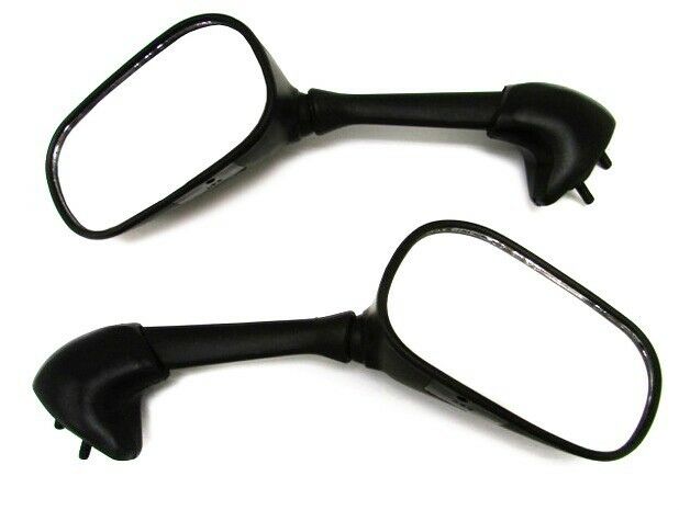 Black Sport Bike Rearview Side Mirror Mirrors for 2001-2002 Yamaha YZF R6 YZFR6