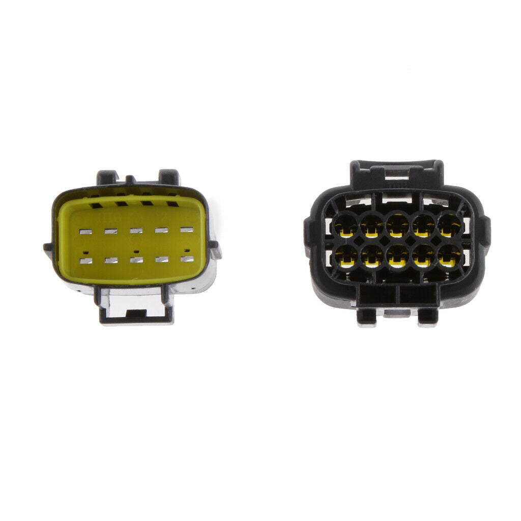 10 Pin Automotive Waterproof Plug Pair Multiple Connector Block