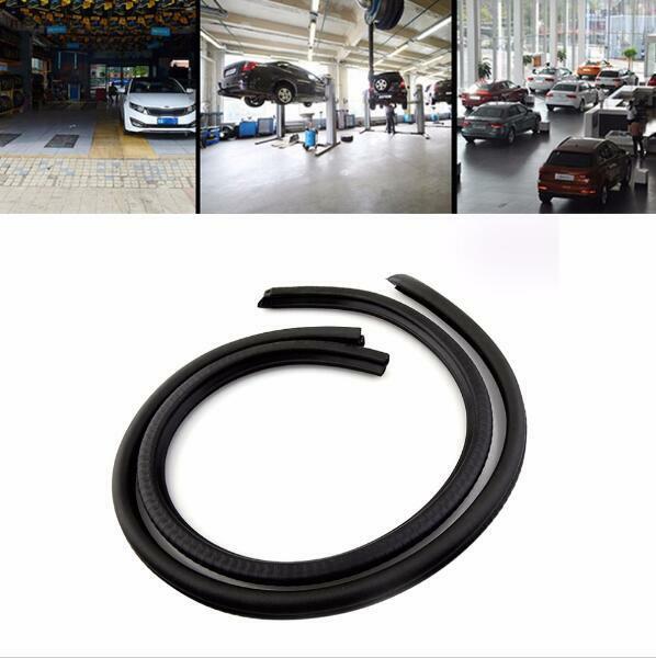 2Pcs B Pillar Car Door Rear Trim Edge Seal Strip Moulding Rubber Sealing Strips