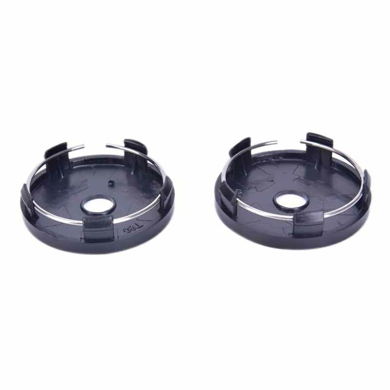 2x 60x58mm Universal Carbon Fiber Surface Auto Wheel Center Hub Caps Cove.l8