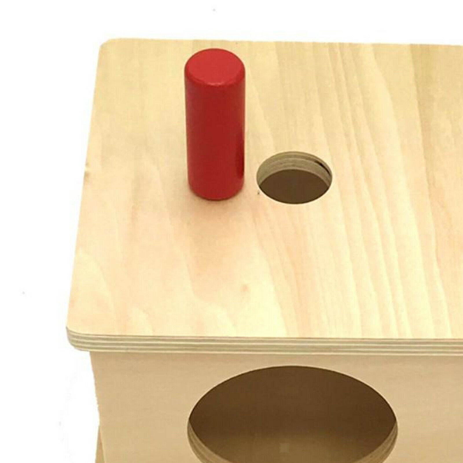 Creative Wooden Object Permanence Box Montessori Present for Baby Shower