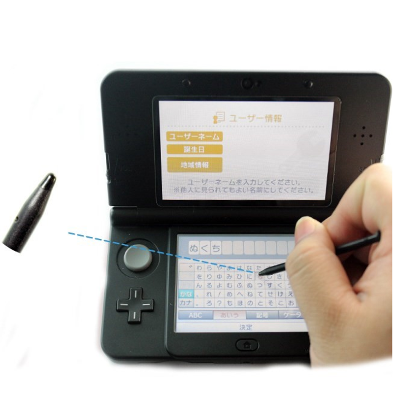 300PCS Black Touch Screen Pen for Nintendo New 3DS Console Stylus