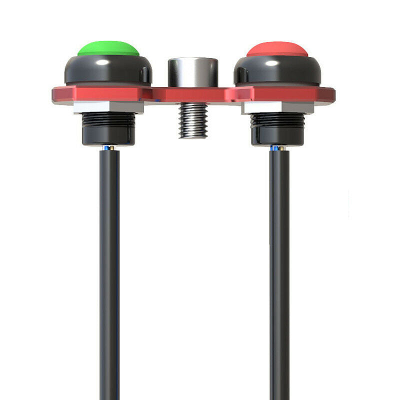22mm CNC Aluminum Motorcycle ATV Reset Self-locking Button Handle Double Switch