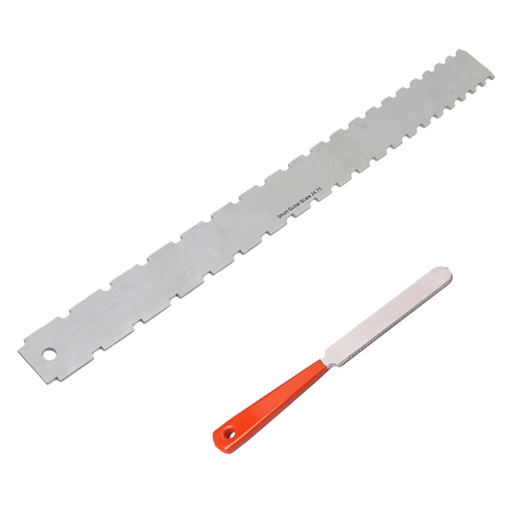 Guitar String Action Ruler + Fret File Luthier Tools