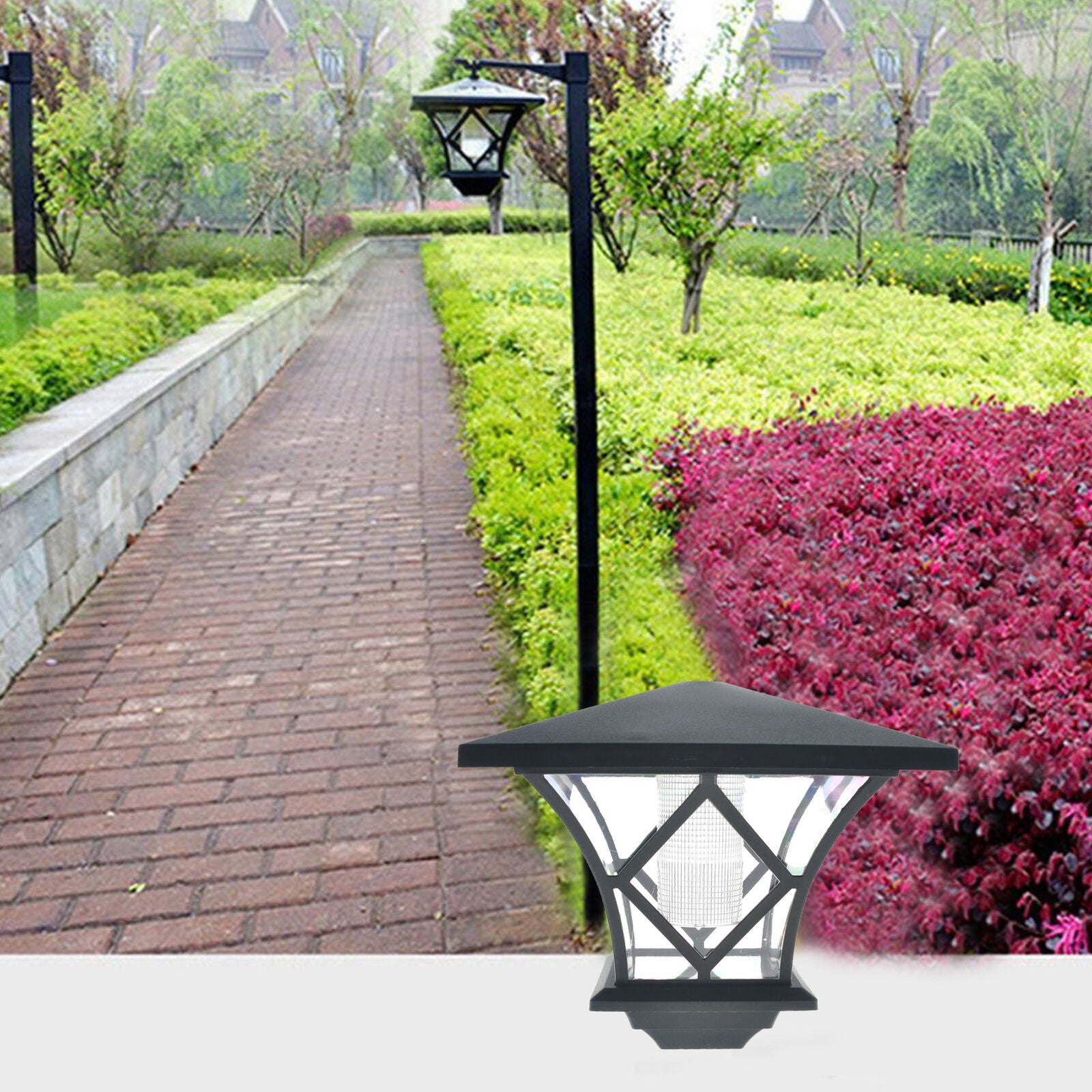 Traditional  Light Solar Powered Garden Lamp LED Solar Lantern Light