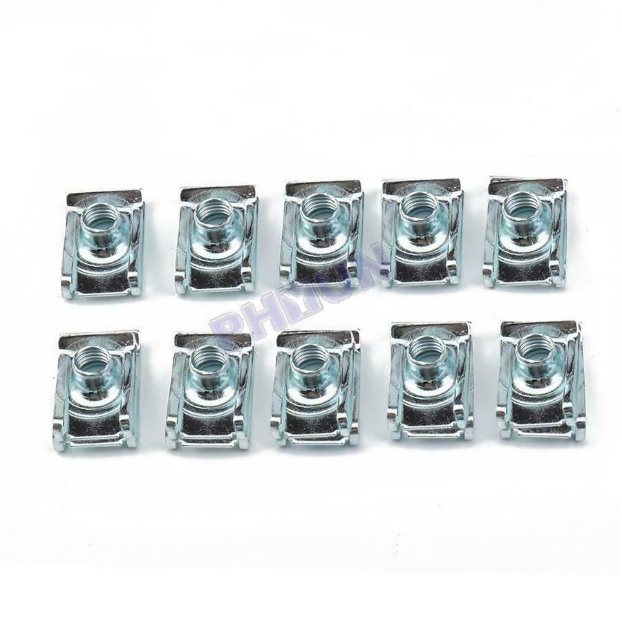 200x Motorcycle Fairing Bodywork Panel Reed U Clips M4 M5 M6 M8 U Nut Fasteners