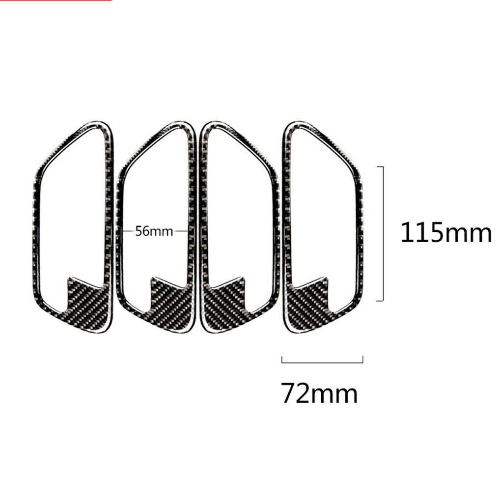 Lots 4 Car Door Handle Cover Trim For BMW 3 Series F30 GT F34 2013-2018 New