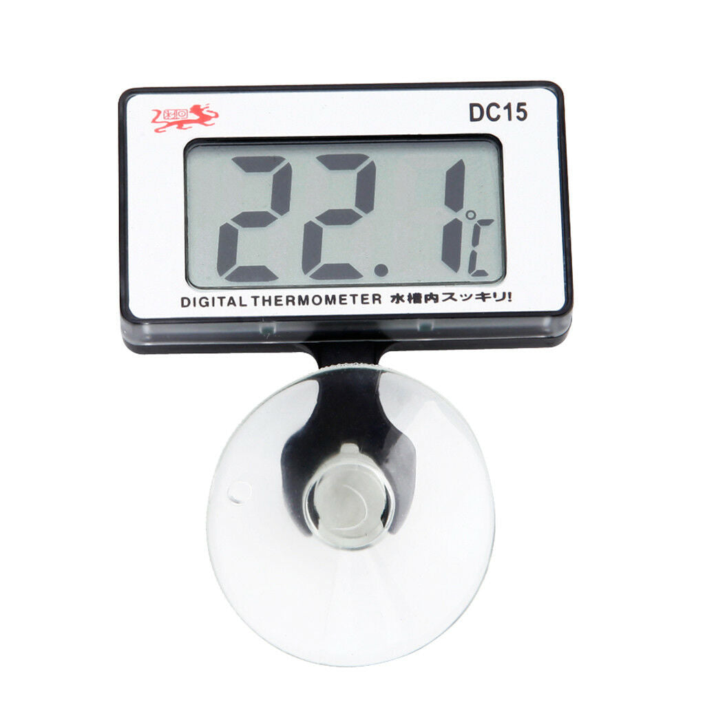 Sucker Type LCD Digital Submersible Thermometer for   Tank Aquarium