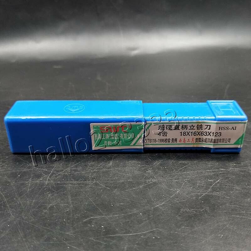 φ18×16×63×123 4Flute 18mm Carbide End Mill Bits Milling Cutter 123mm length