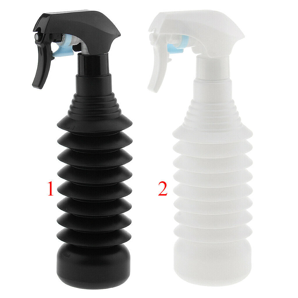 410ml Foldable Flexible Hair Salon Hairdressing   Spray Bottle Black