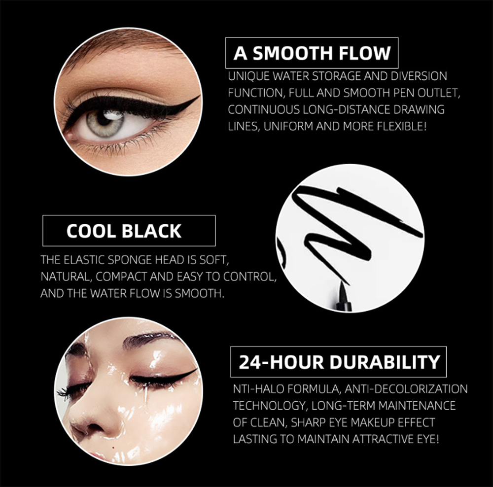 HOT_Liquid Eye-Liner Pen Pencil Black Waterproof Eyeliner Makeup Beauty Cosmetic