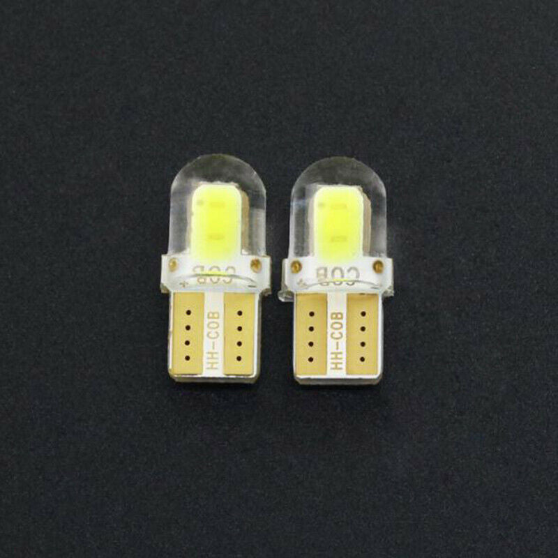 10X LED T10 194 168 W5W COB 8SMD CANBUS Silica Bright White License Light BulbDD