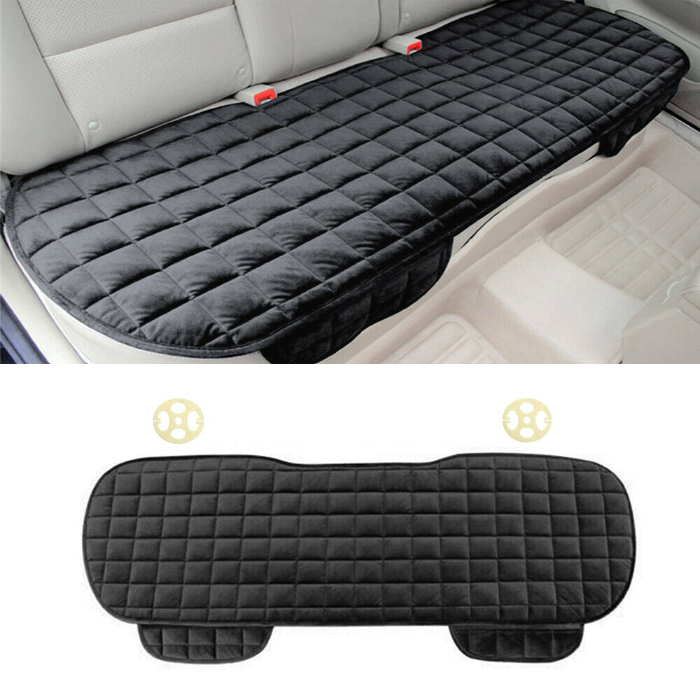 Universal Car Rear Seat Cushion Protector Mat Black Sponge For Car SUV Truck