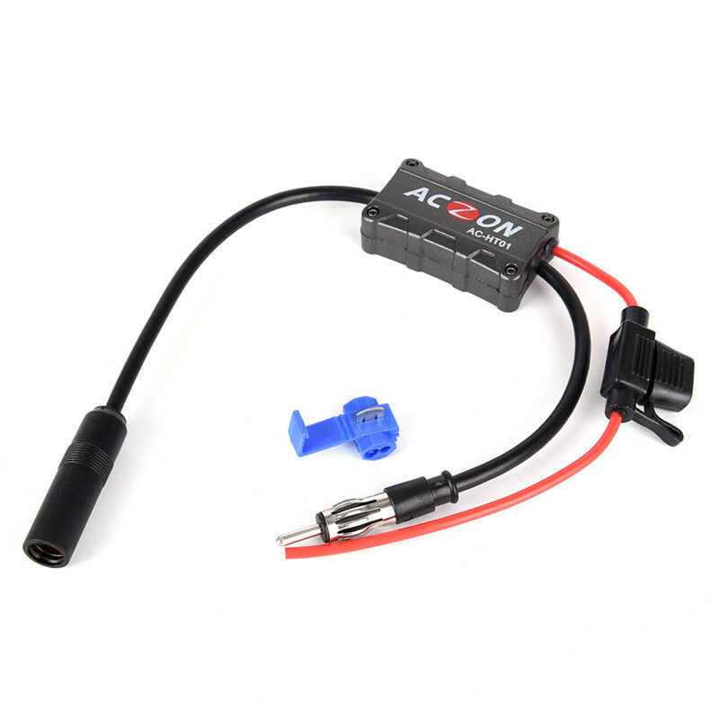 Universal Automobile Car FM/AM Radio Stereo Antenna Signal Amplifier Booster  SJ