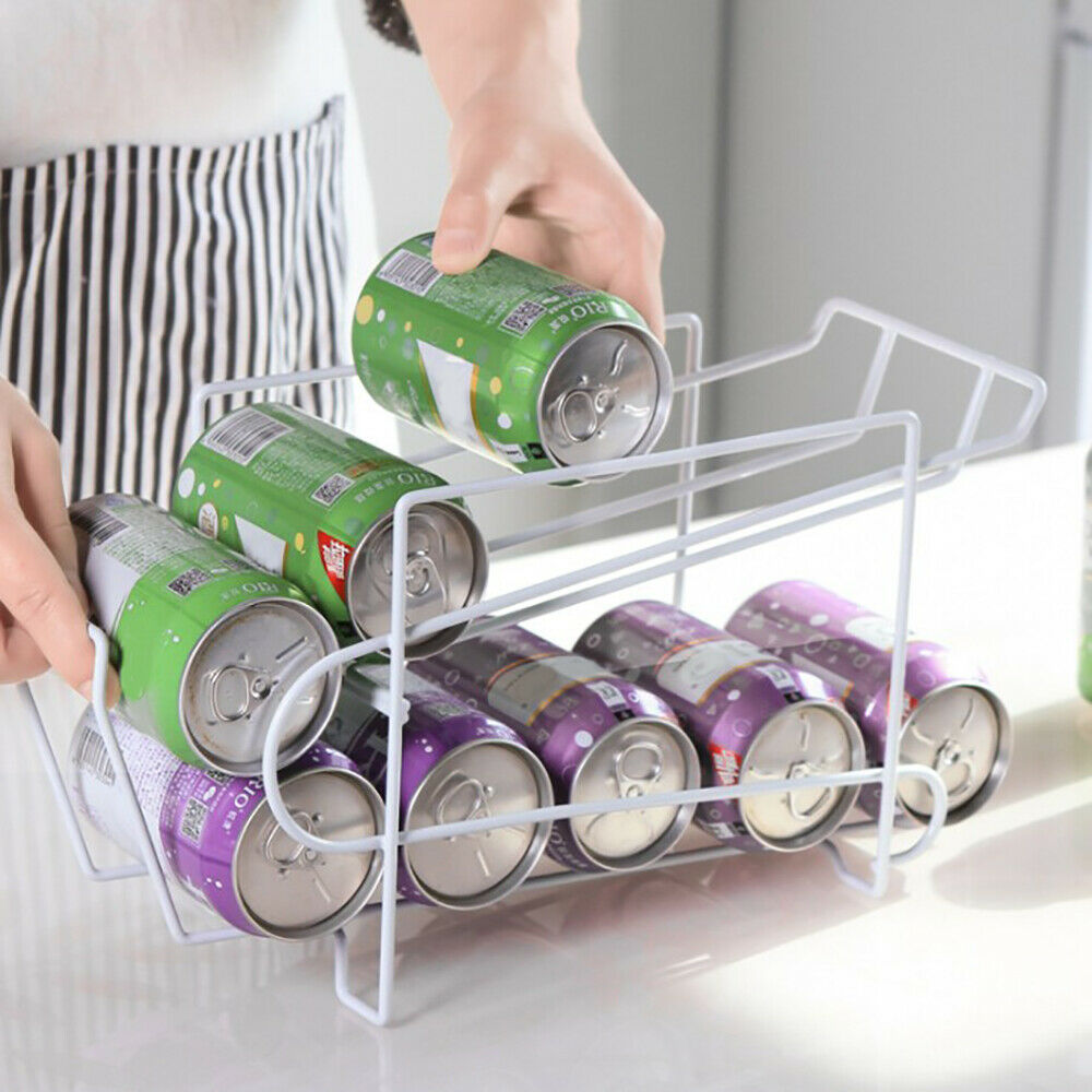 Beverage Beer Cola Cans Kitchen Storage Double-Layer Shelf Desktop Storage Rack