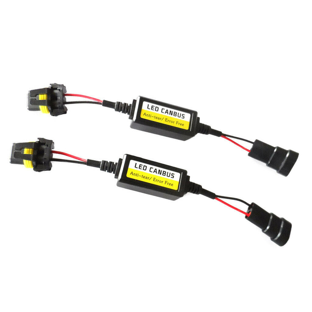 2pcs 9006 9005 LED Headlight Canbus Resistor Decoders Canceller Anti Flicker