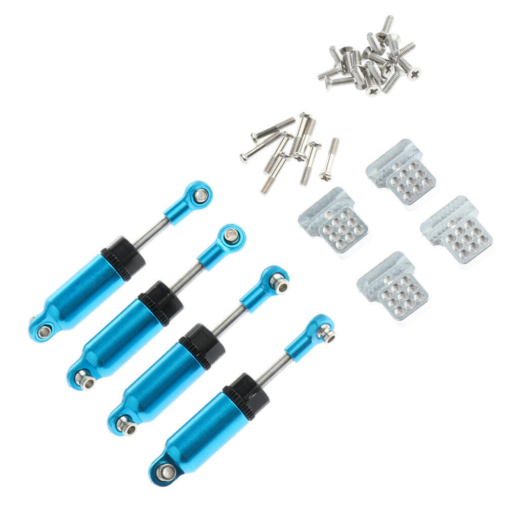 Metal Shocks Absorber and Steering Linkages Set for WPL C14 C24 1/16 Truck