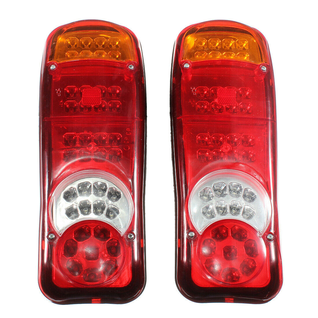 2x 12V Rear Stop 40 LED Lights Tail Indicator Lamps Trailer Truck Tipper Van +