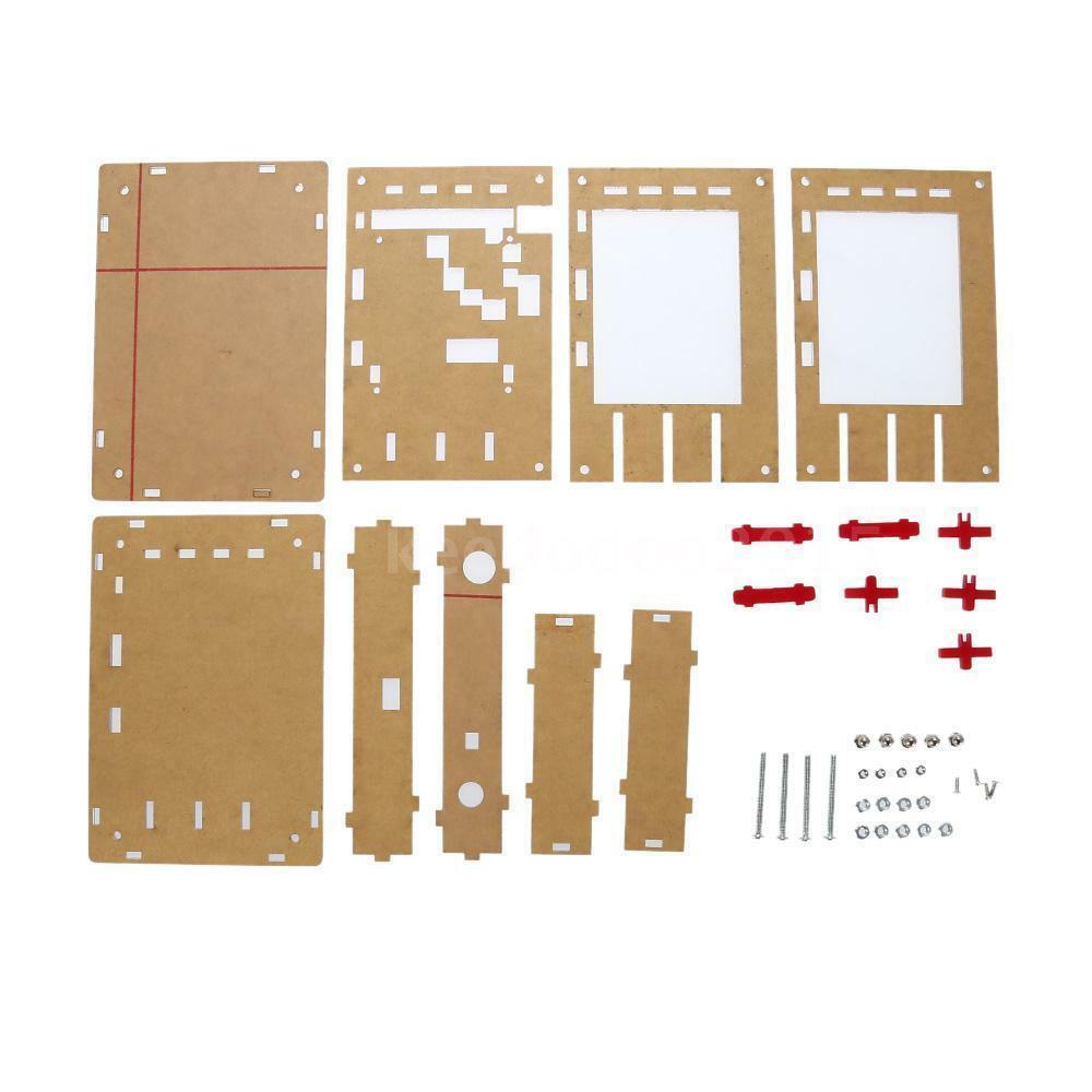 Clear Acrylic Case Box Shell for DSO138 2.4" TFT Digital Oscilloscope New