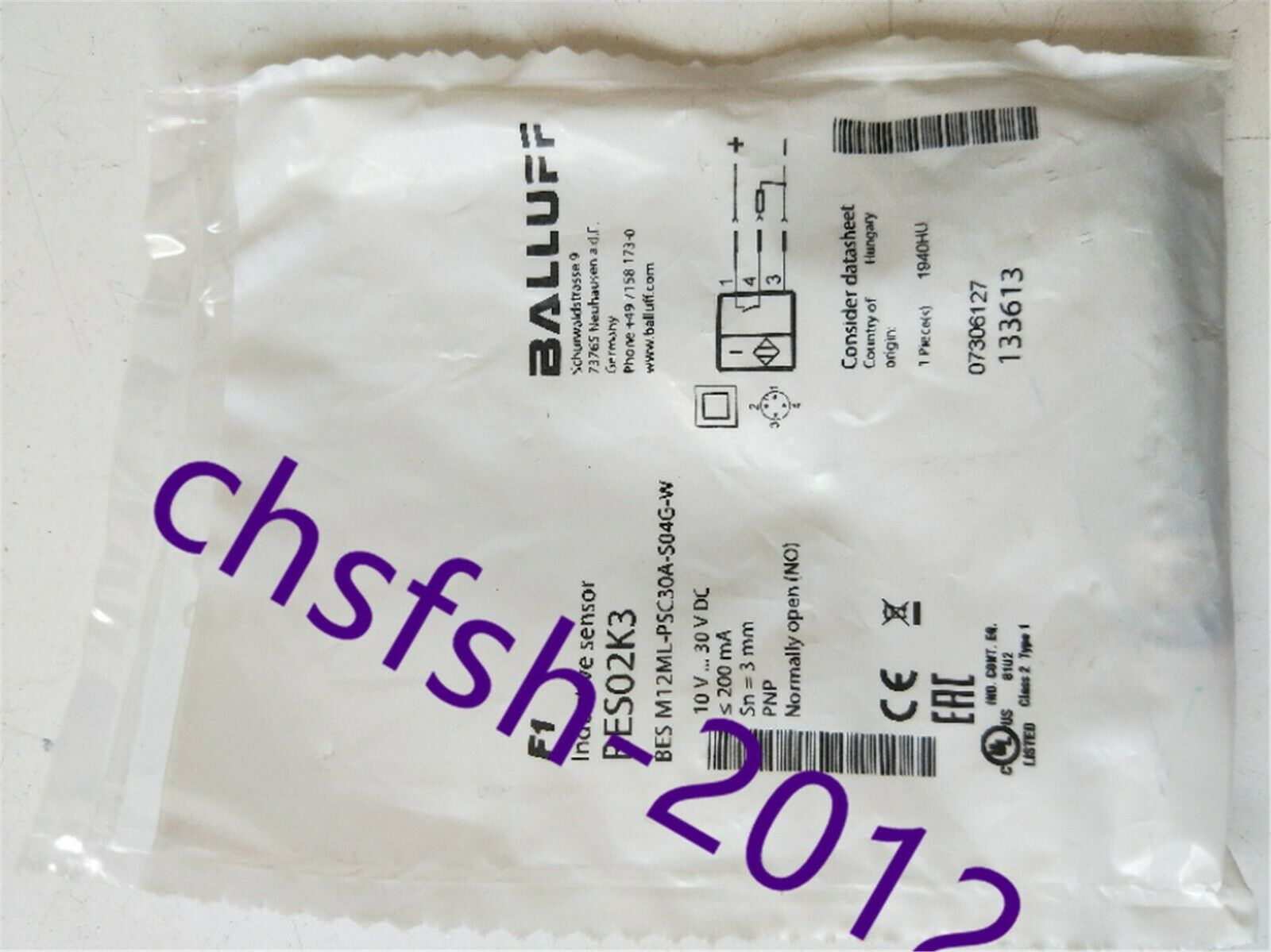 1 pcs New IN Box Balluff  BES M12ML-PSC30A-S04G-W BES02K3 sensor