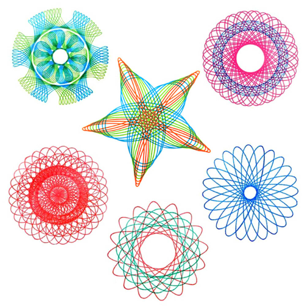 22PCS Accessories creative drawing toys spiral designs educational toys f.l8