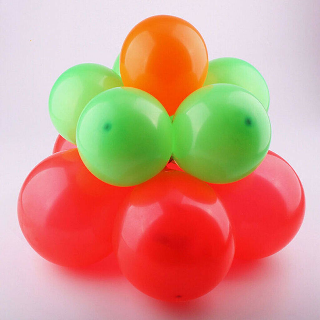 50pcs Flower Shape Balloon Clip Tie for Wedding Party Decoration