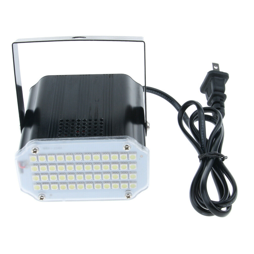 48 Leds Strobe Light, White Colors Sound Activated Dj Lights  for Christmas