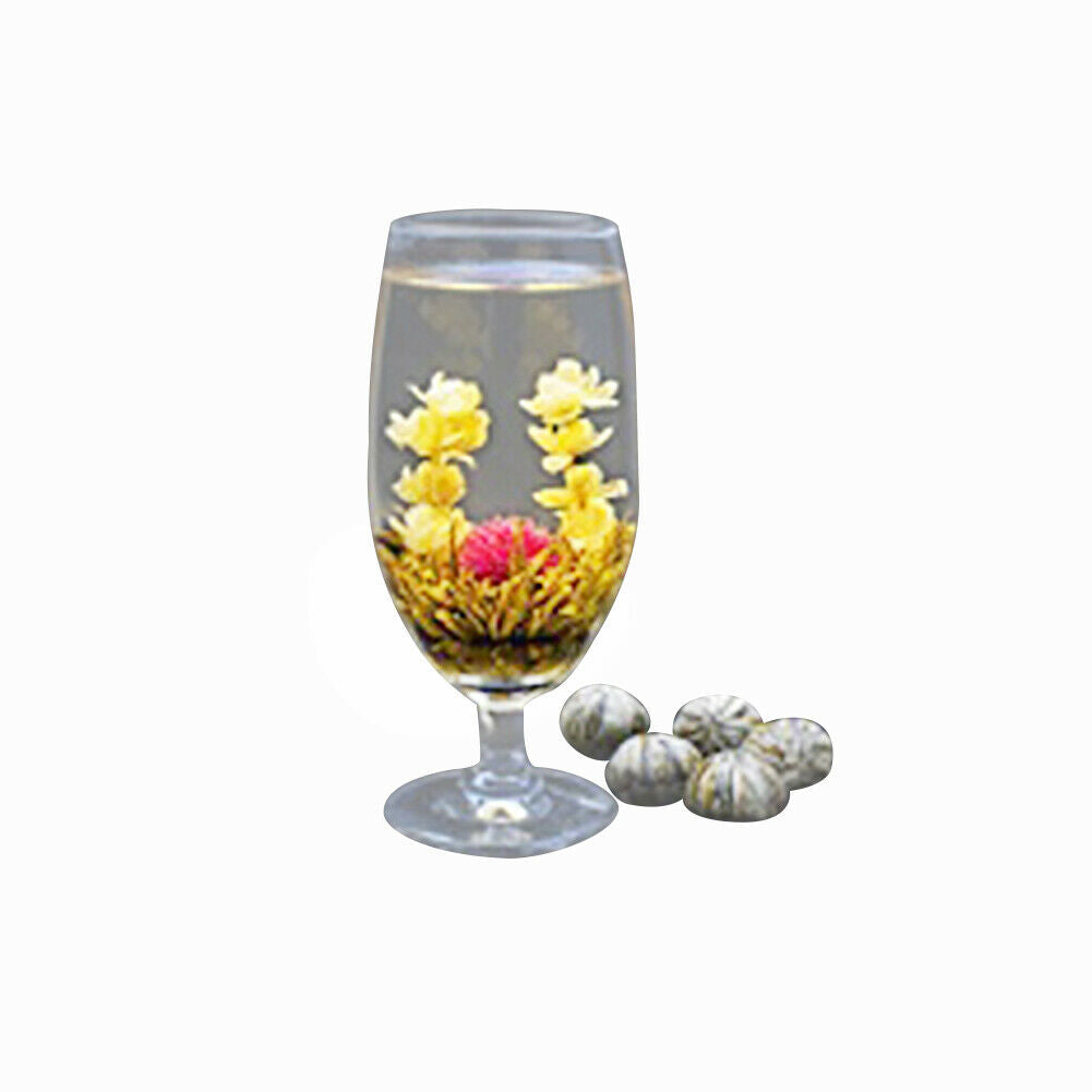 4 Balls Flower Tea Different Handmade Blooming Healthy Green for Family