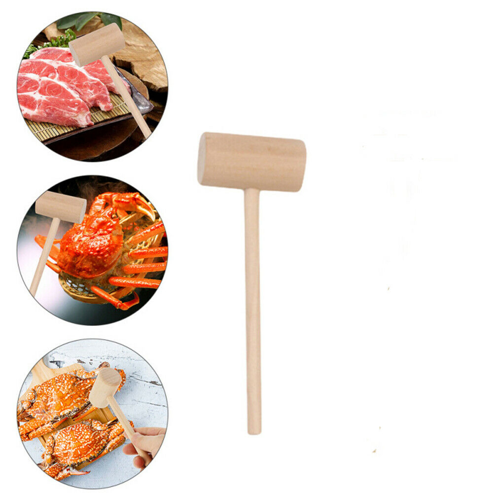 10Pcs Wooden Hammer Mini Wood Mallets For Seafood Lobster Crabs Home Hammer Tool