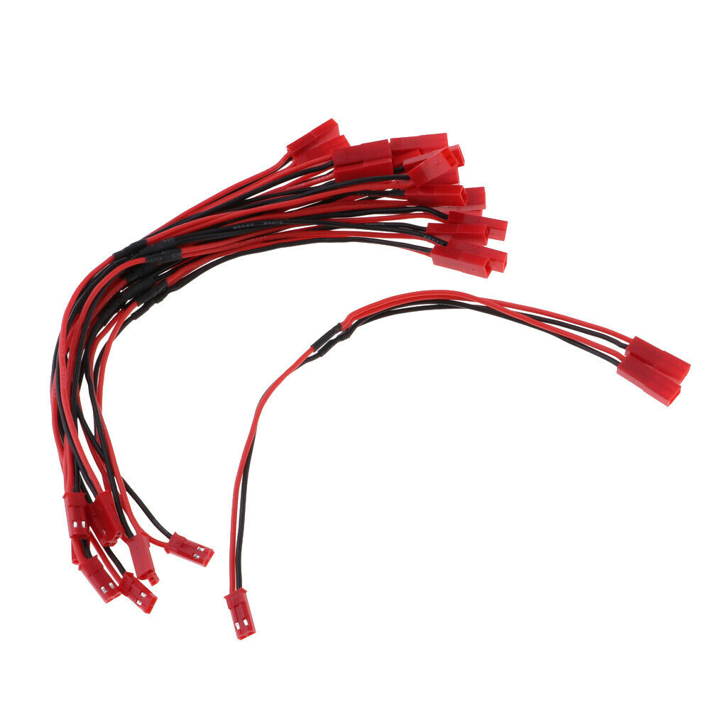 Pack Of 10 Pieces Of Parallel Wire 1 Male To 2 Female